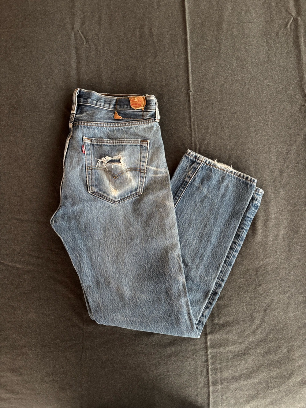 Vintage Distressed Levi’s 501 Jeans